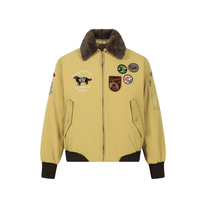 Omirad Aviation Patch Bomber Jacket