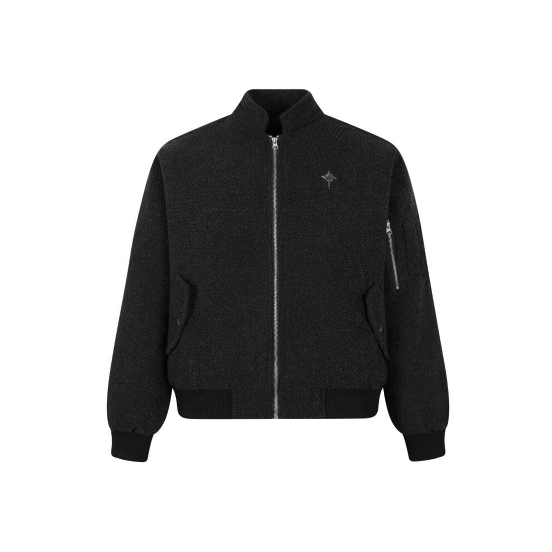 Omirad Textured Star Bomber Jacket