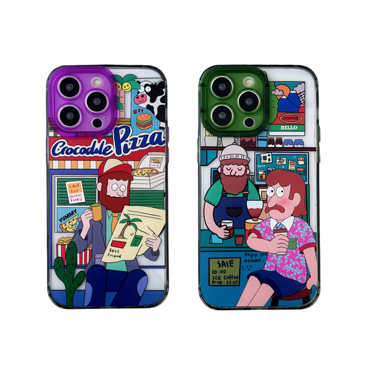 Graphic Phone Case Bundle | Street Vendor Green & Street Vendor Purple