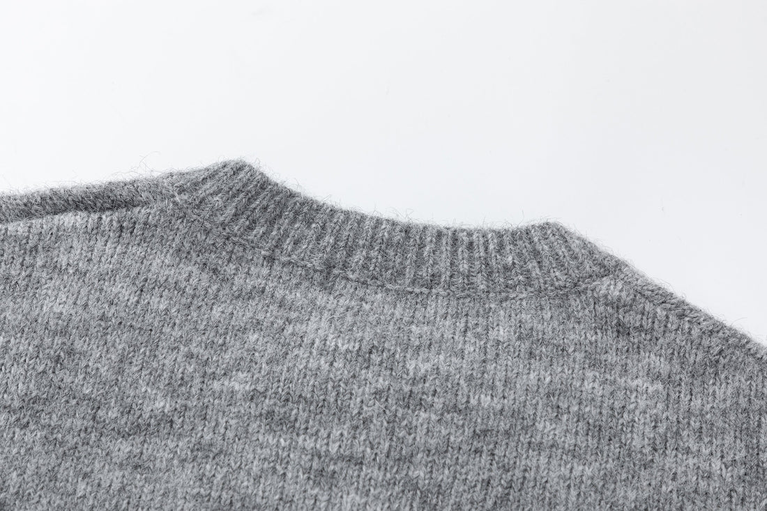 Omirad Minimal Wool Blend Knit Cardigan