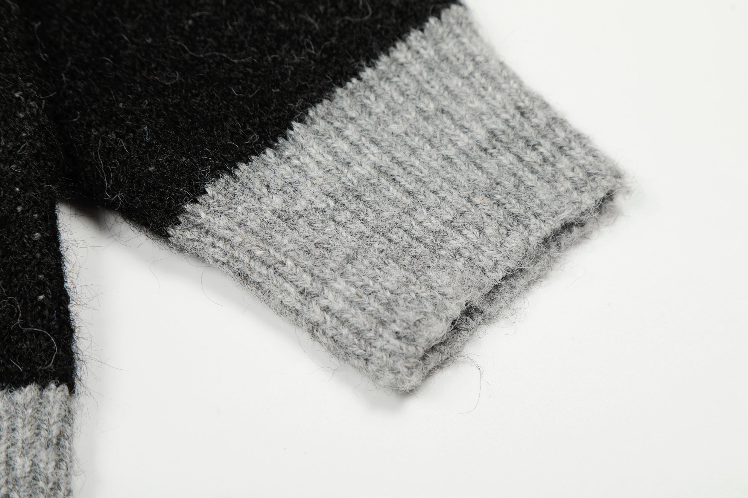 Omirad Star Stripe Knit Polo Sweater