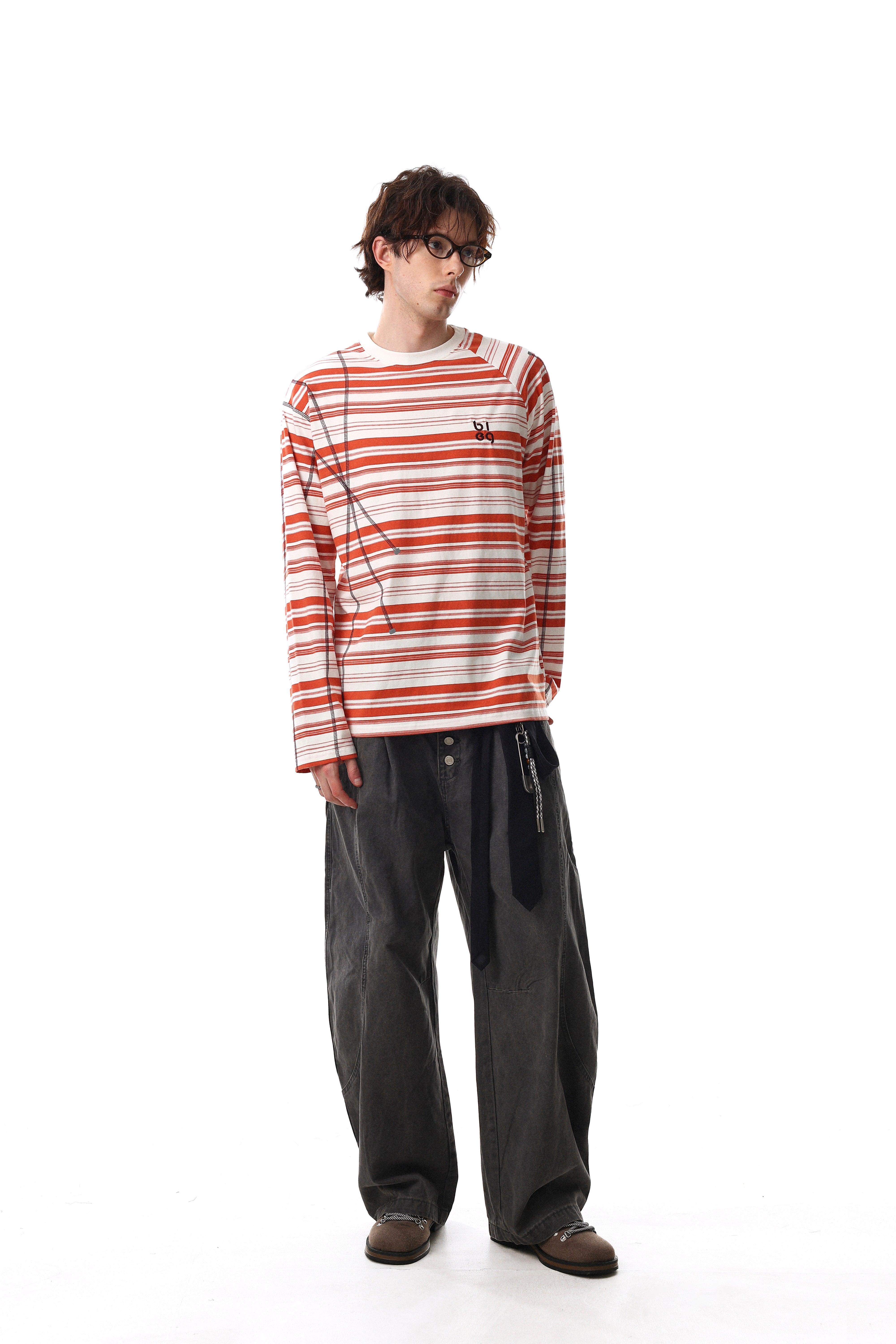 Omirad Striped Long Sleeve Tee