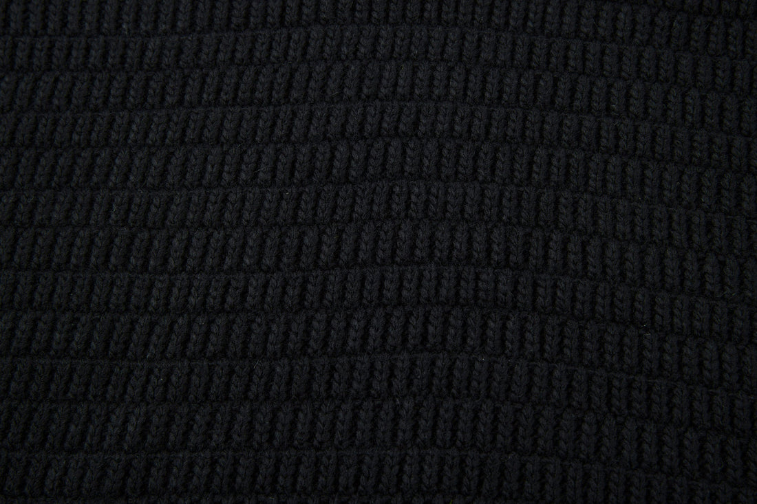 Omirad Striped Knit Polo Sweater