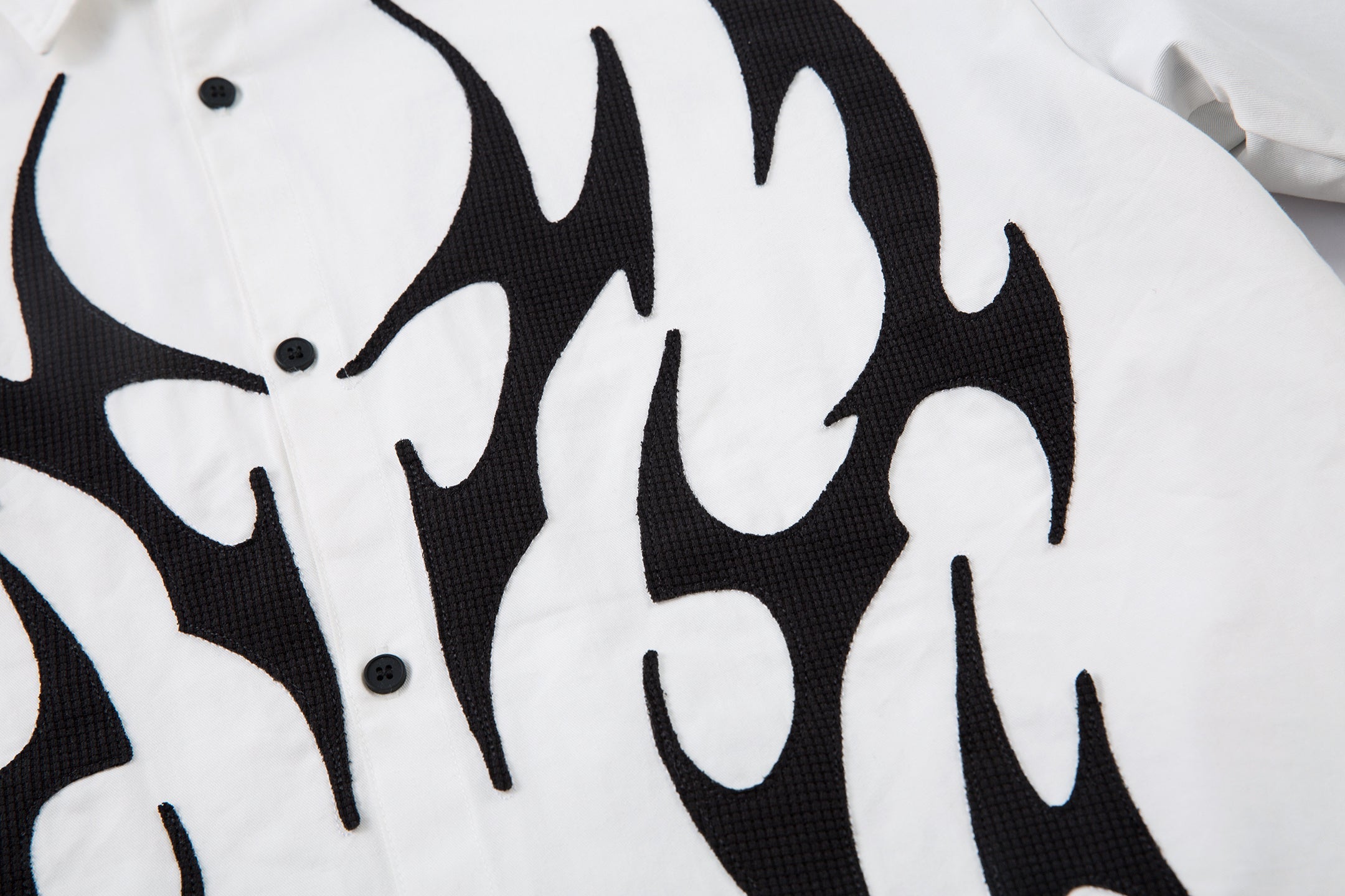 Omirad Tribal Flame Layered Shirt