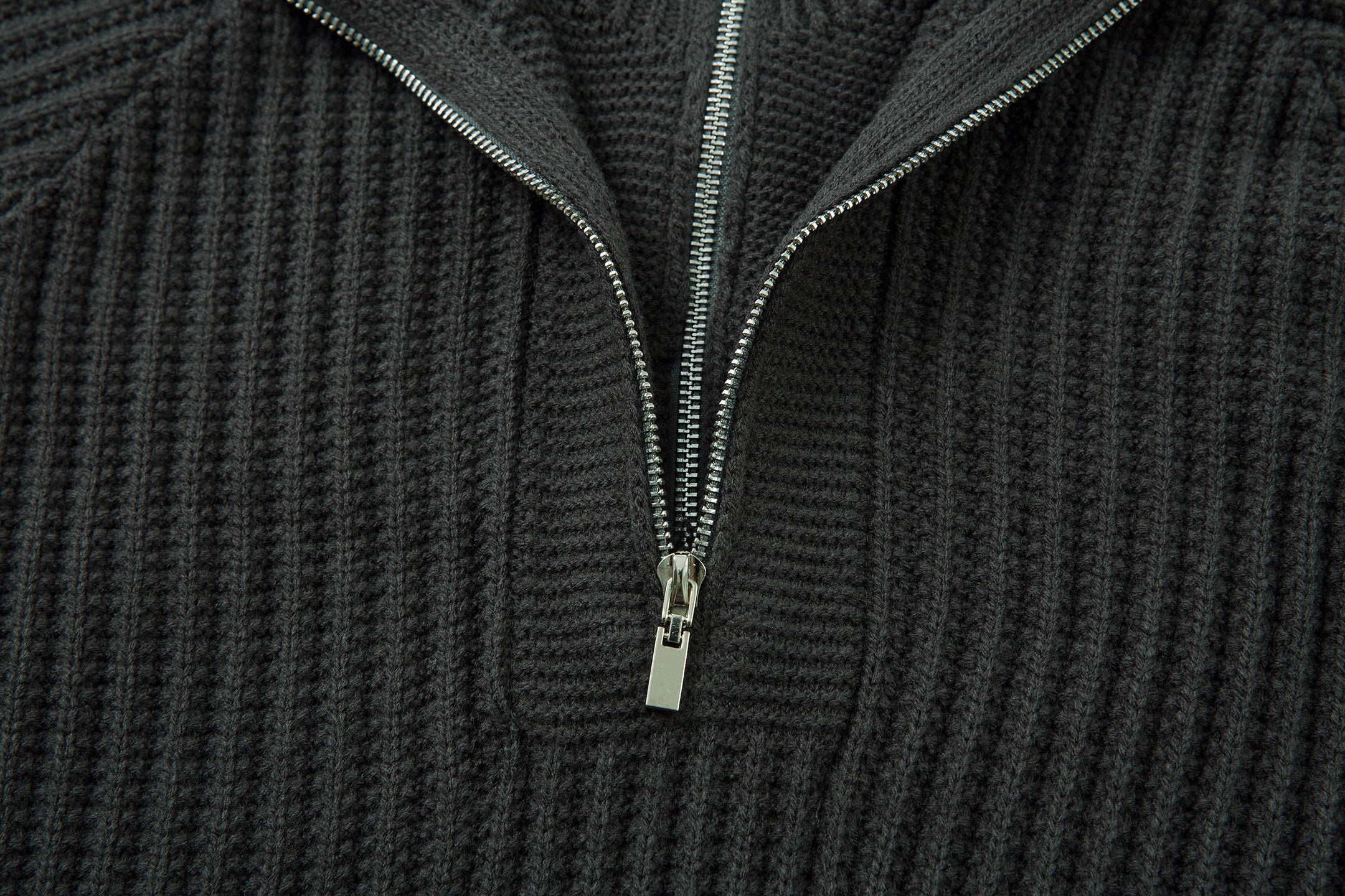 Omirad Minimalist Half-Zip Knit Sweater