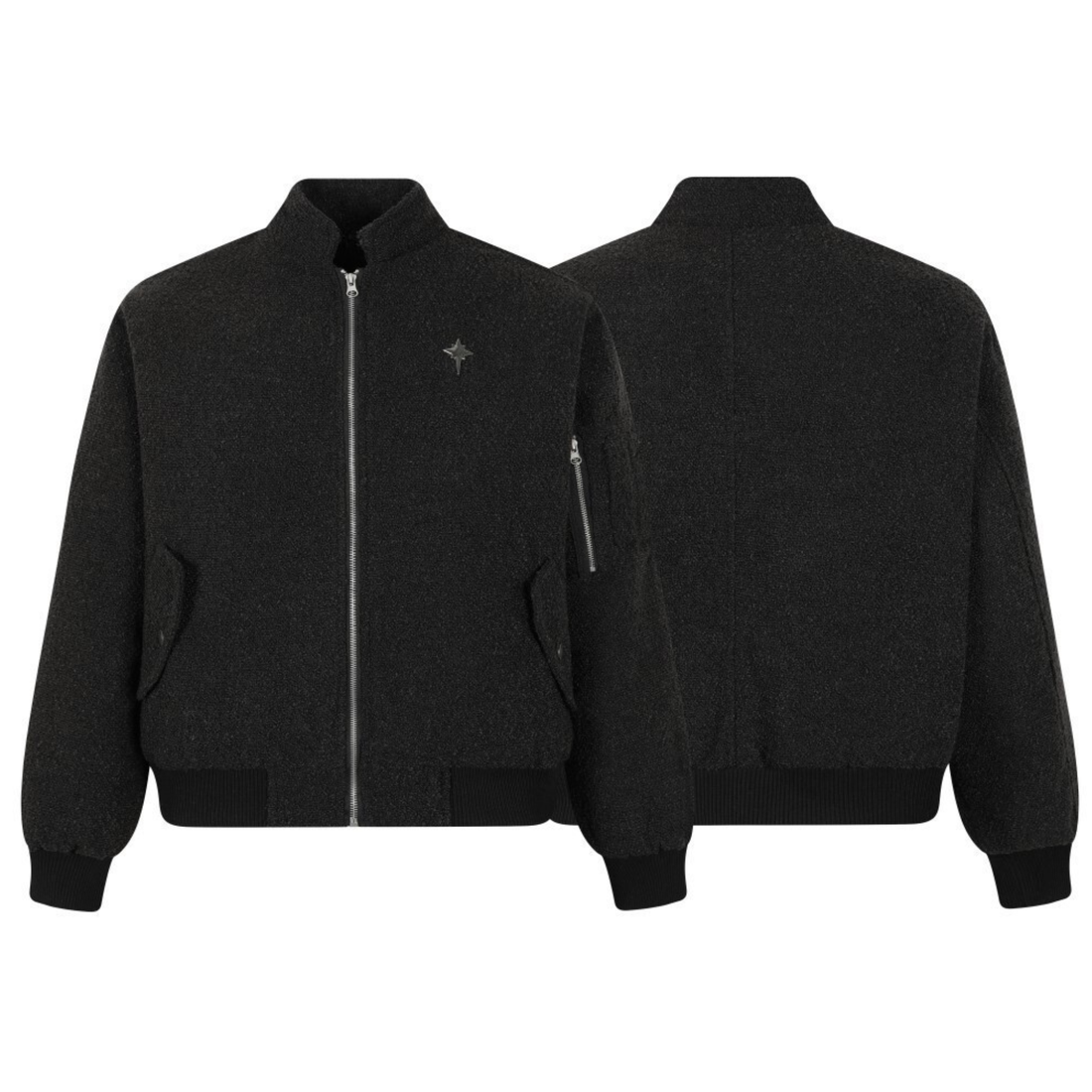 Omirad Textured Star Bomber Jacket