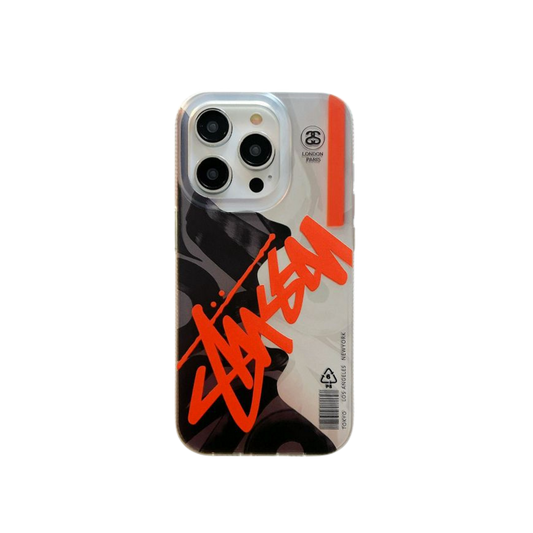 Aurora Phone Case | Orange Graffiti