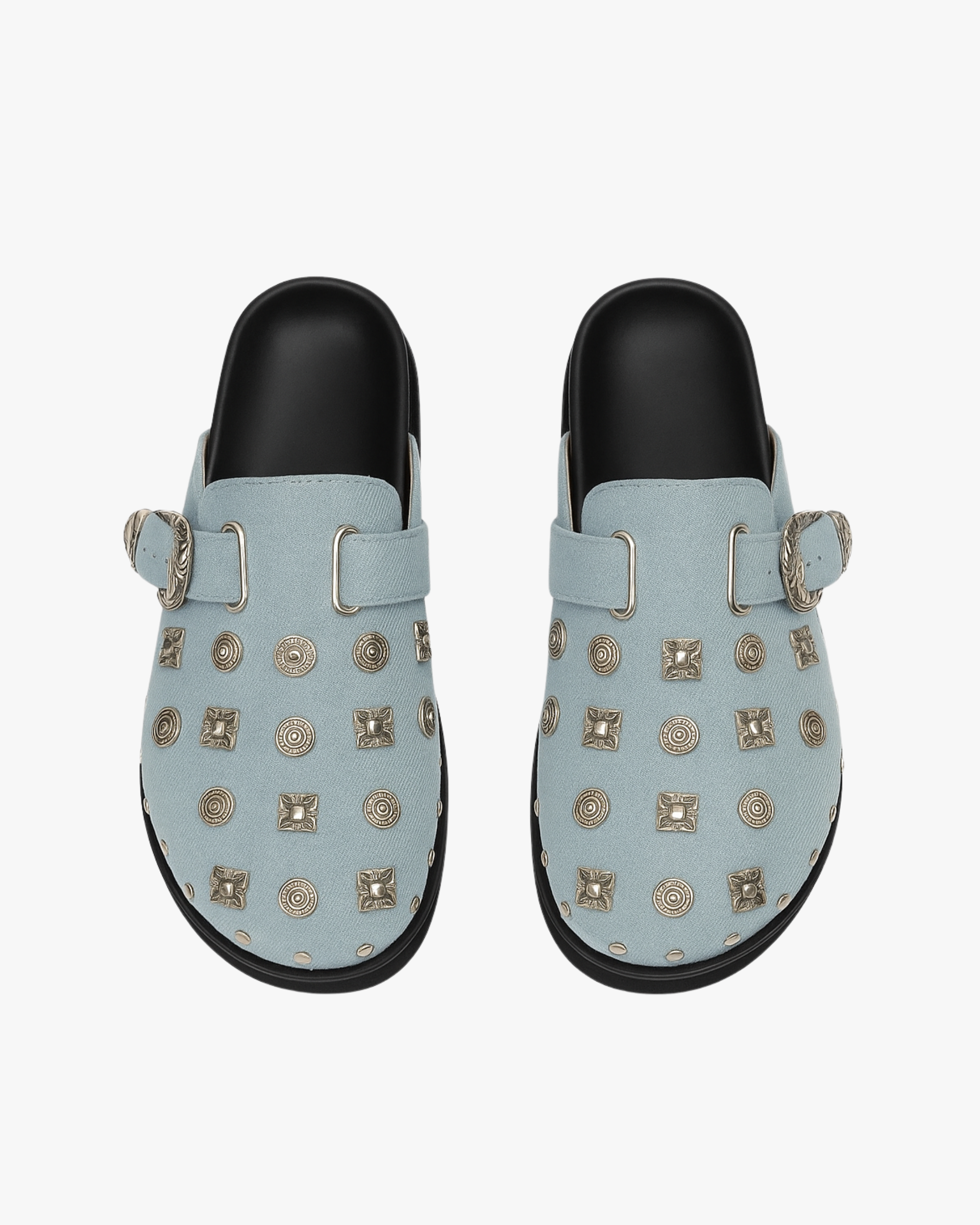 Roma Buckle Leather Sandals