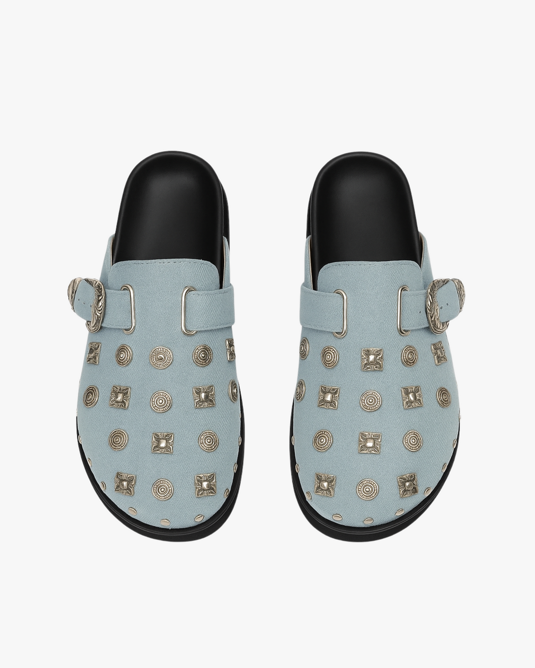 Roma Buckle Leather Sandals