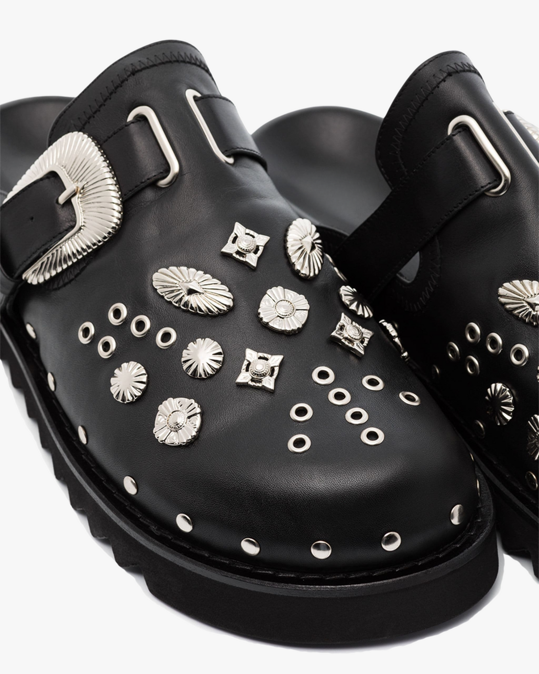 Roma Buckle Leather Sandals