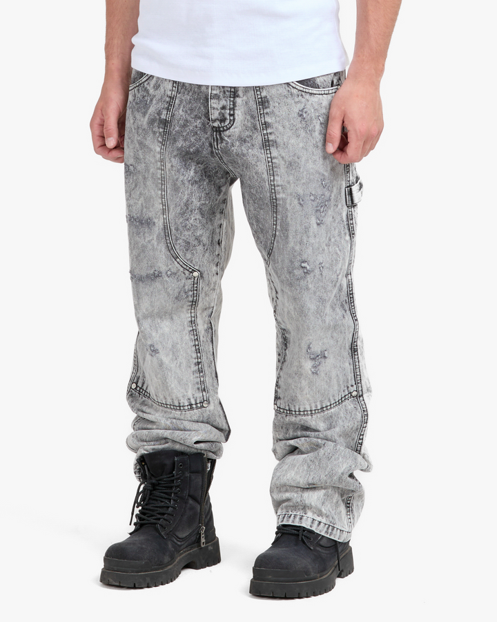 "FIELD UNIT" Grey Carpenter Pants