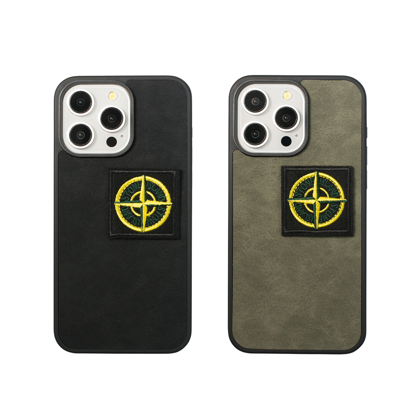 Leather Phone Case Bundle |  Grey Compass & Black Compass