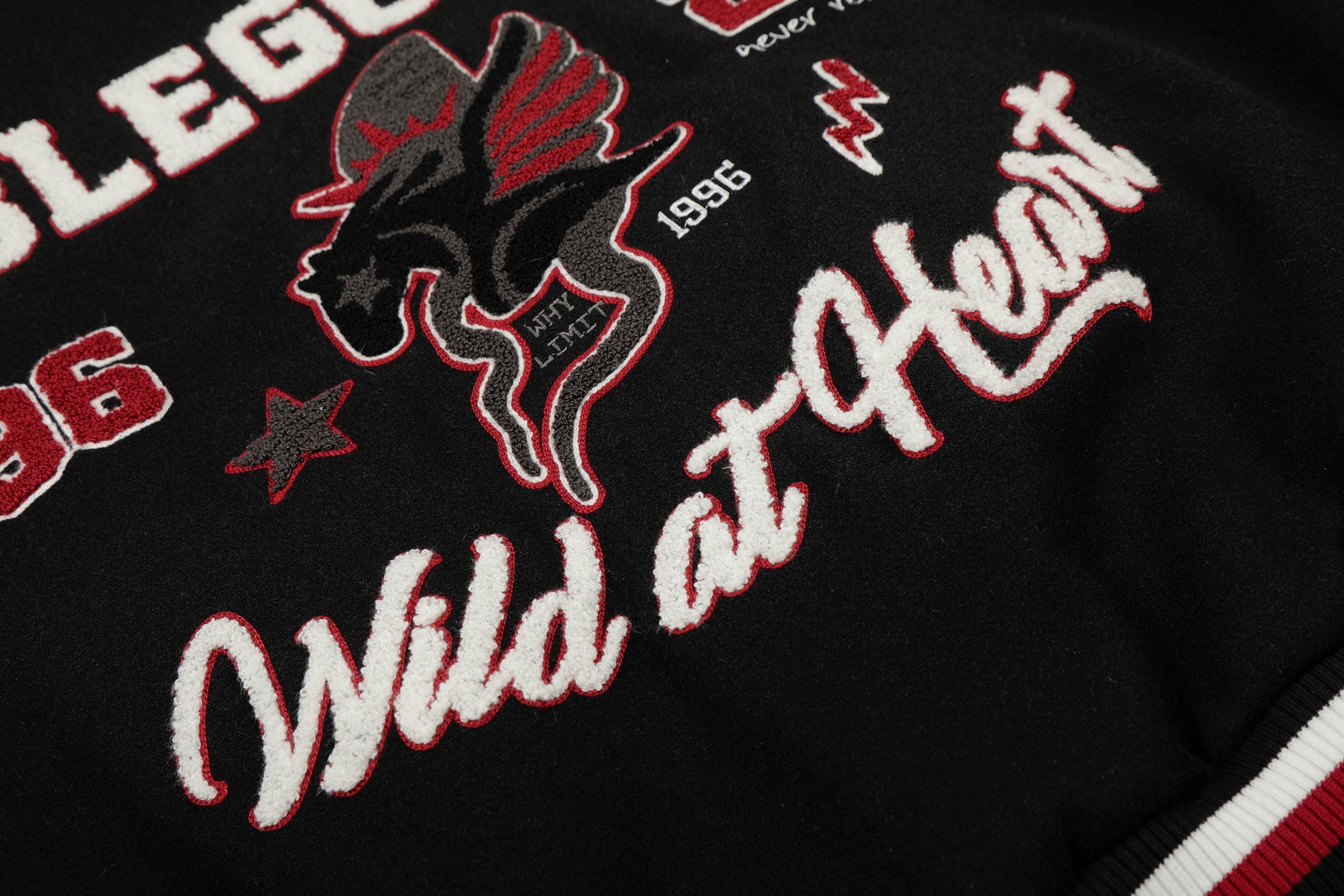 Omirad Wild at Heart Varsity Jacket