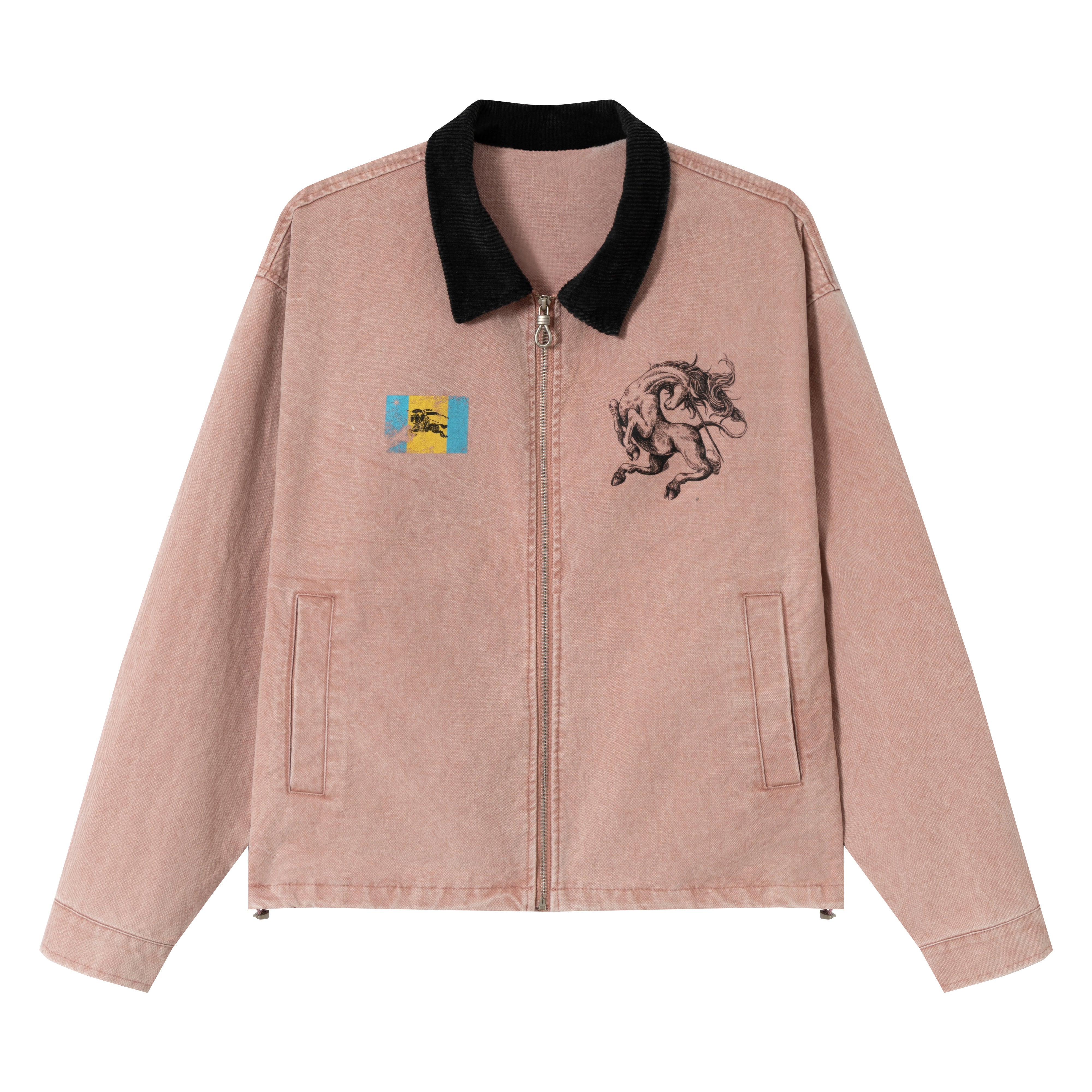 Omirad Washed Zip-Up Jacket