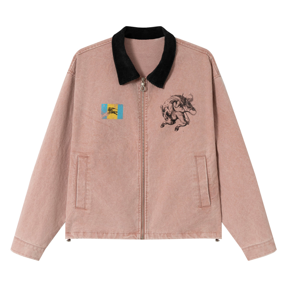 Omirad Washed Zip-Up Jacket