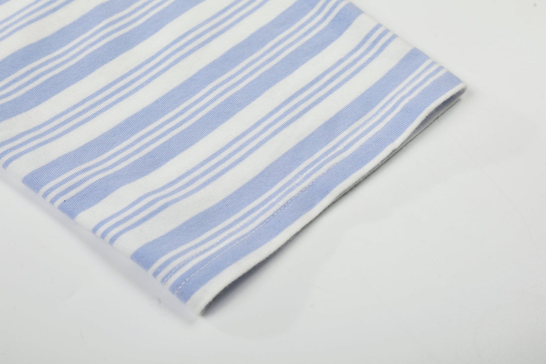 Omirad Striped Long Sleeve Polo Shirt