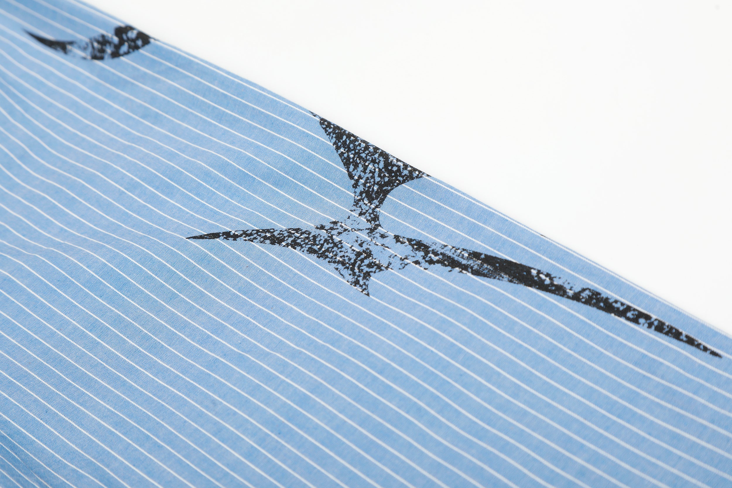 Omirad Striped Graphic Button-Up Shirt