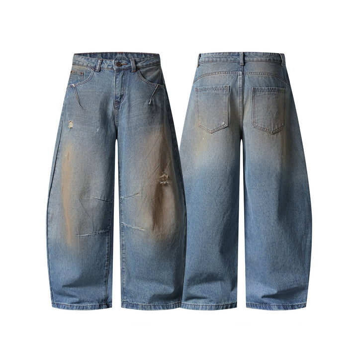 Omirad Vintage Washed Distressed Jeans