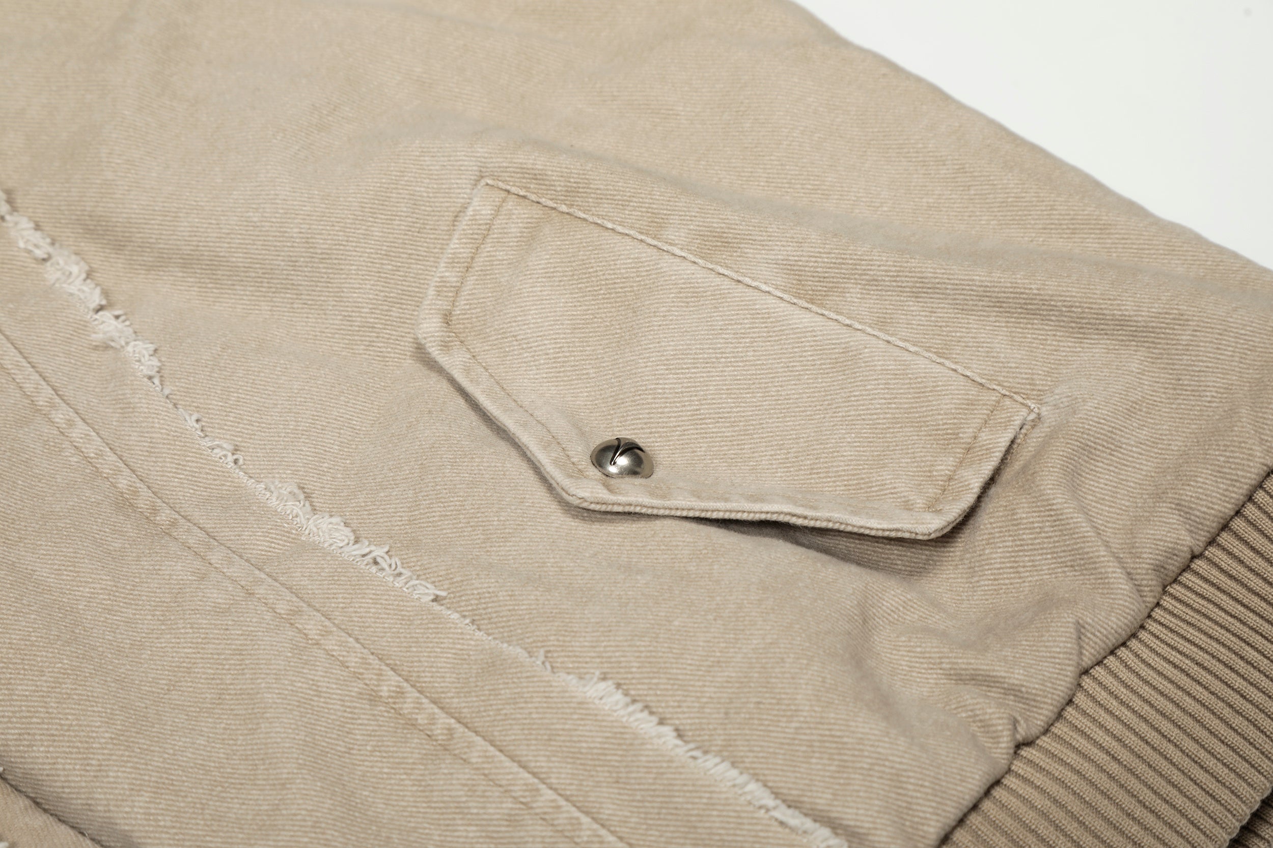 Omirad Washed Shearling-Lined Denim Hooded Jacket