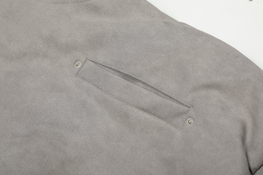 Omirad Reversible Faux Suede Fur Hooded Jacket