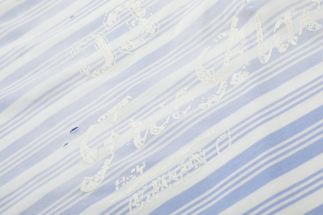 Omirad Striped Long Sleeve Polo Shirt