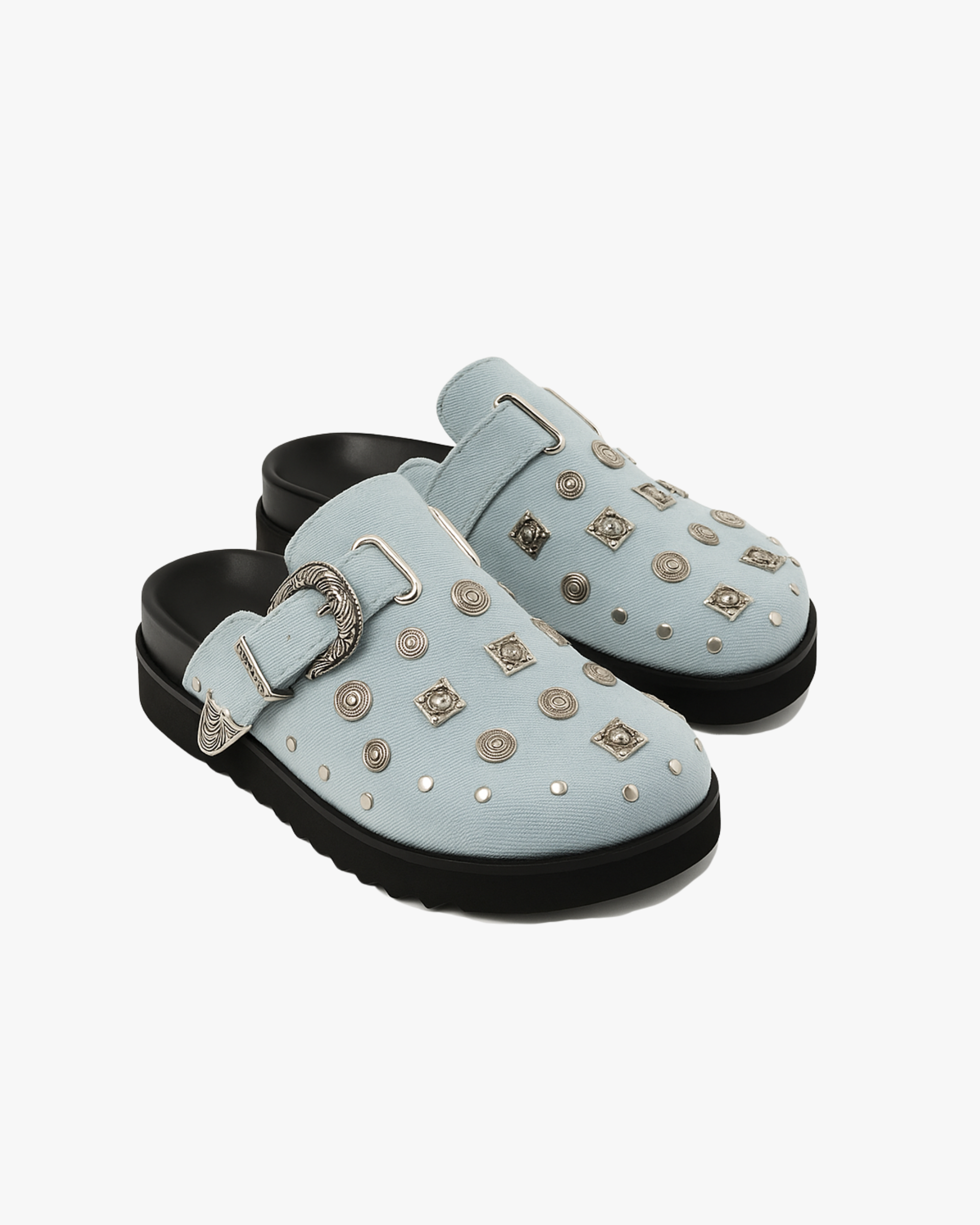 Roma Buckle Leather Sandals