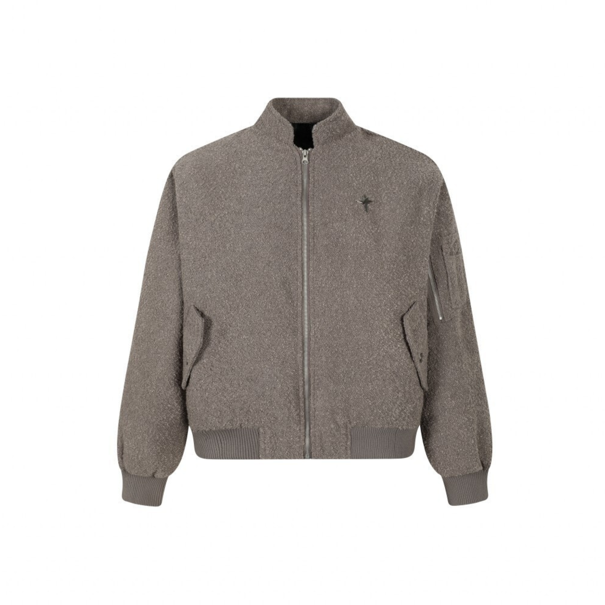 Omirad Textured Star Bomber Jacket