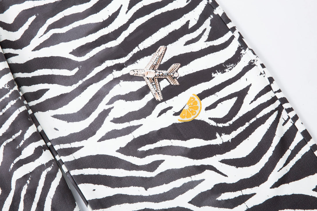 Omirad Zebra Patch Barrel Pants