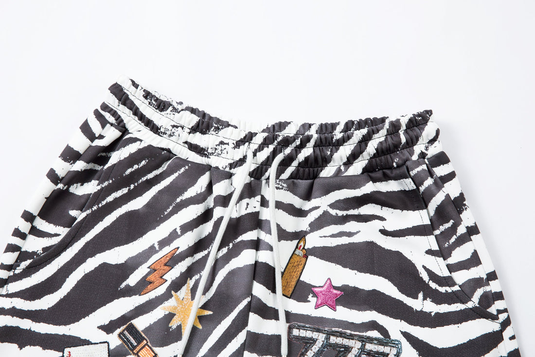 Omirad Zebra Patch Barrel Pants