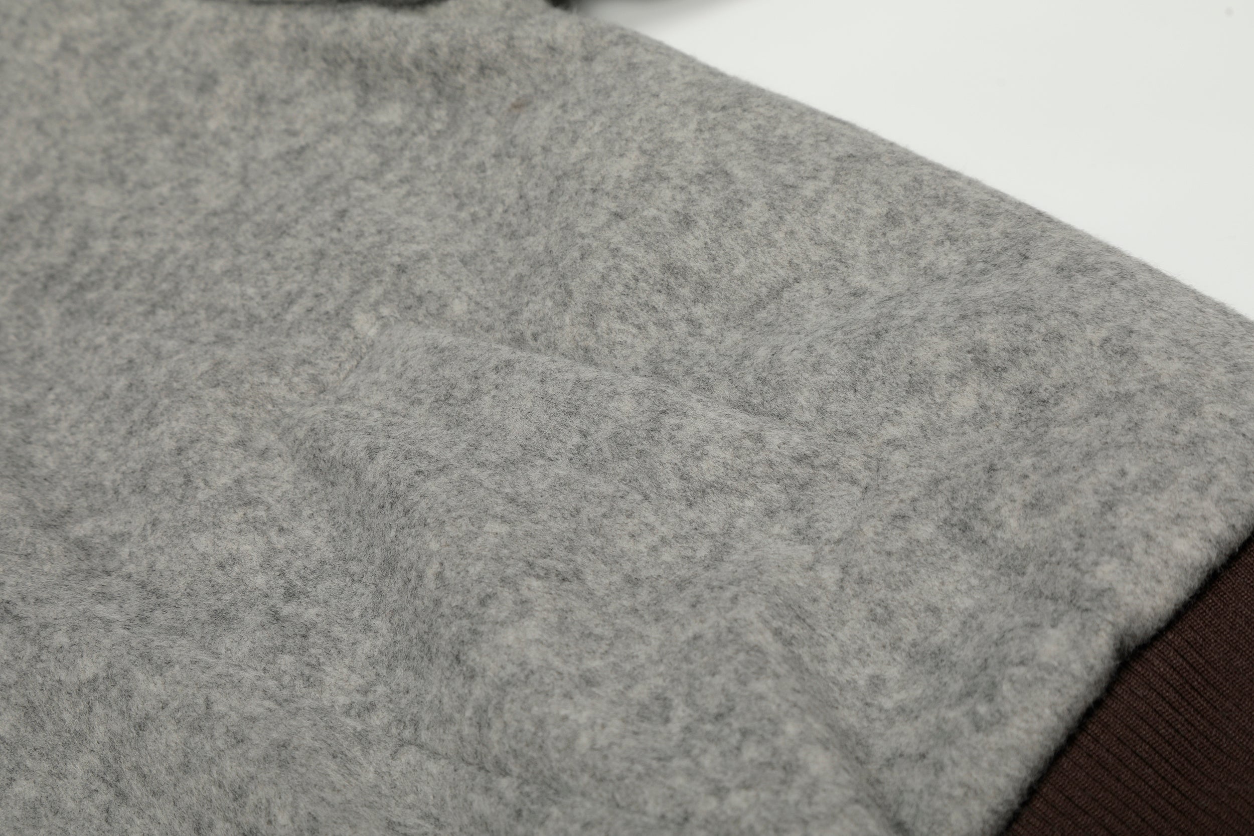 Omirad Wool Blend Fleece Hooded Bomber Jacket