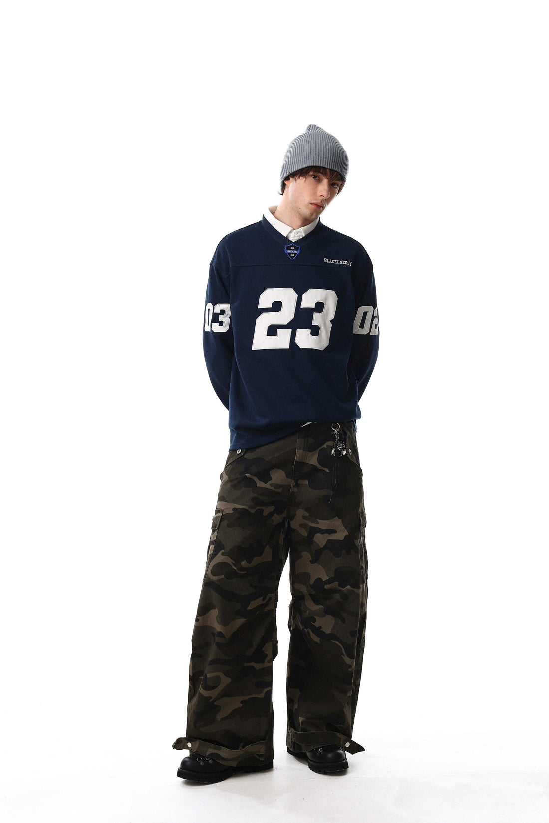 Omirad Varsity Graphic Long Sleeve Tee