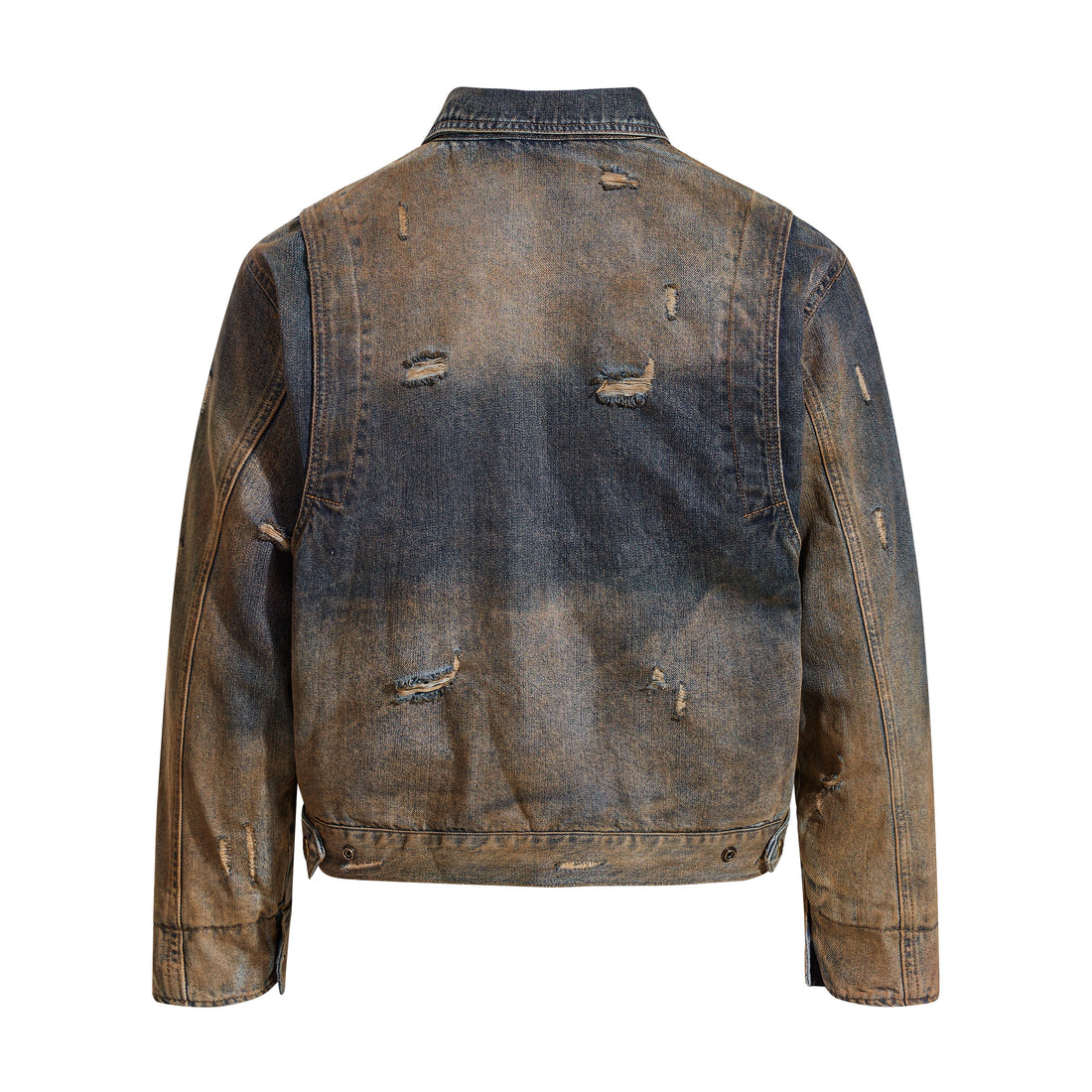 Omirad Vintage Distressed Denim Jacket