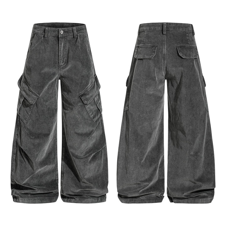 Omirad Washed Cargo Barrel Pants