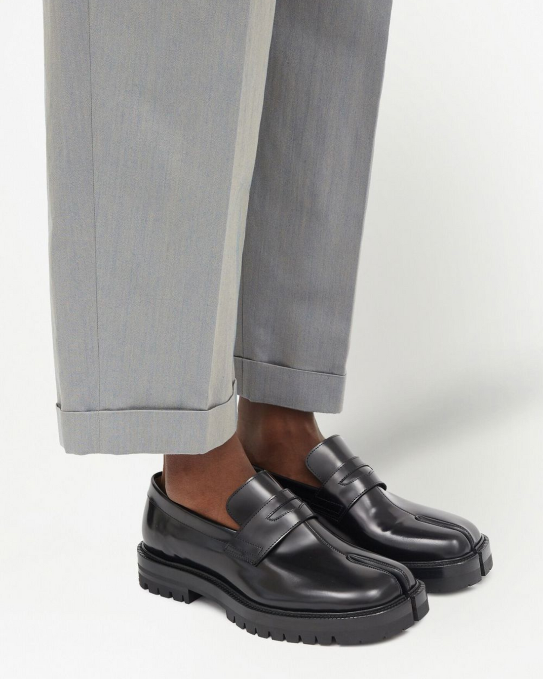 Vegas Calfskin Split-Toe Loafer