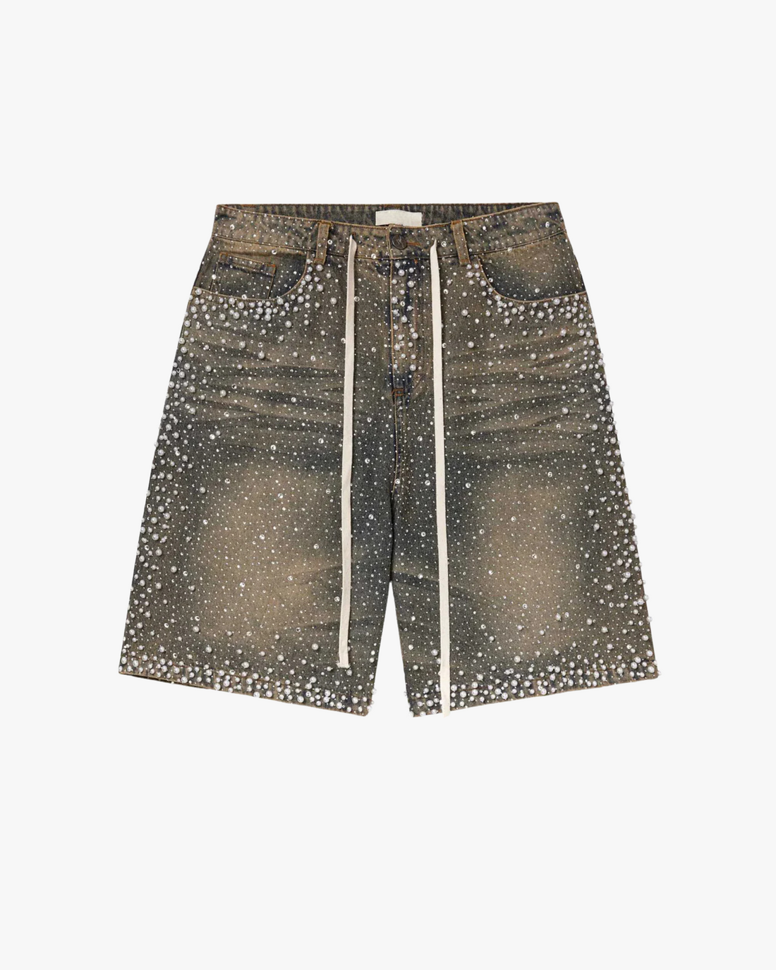 Starfall Crystals Denim Shorts