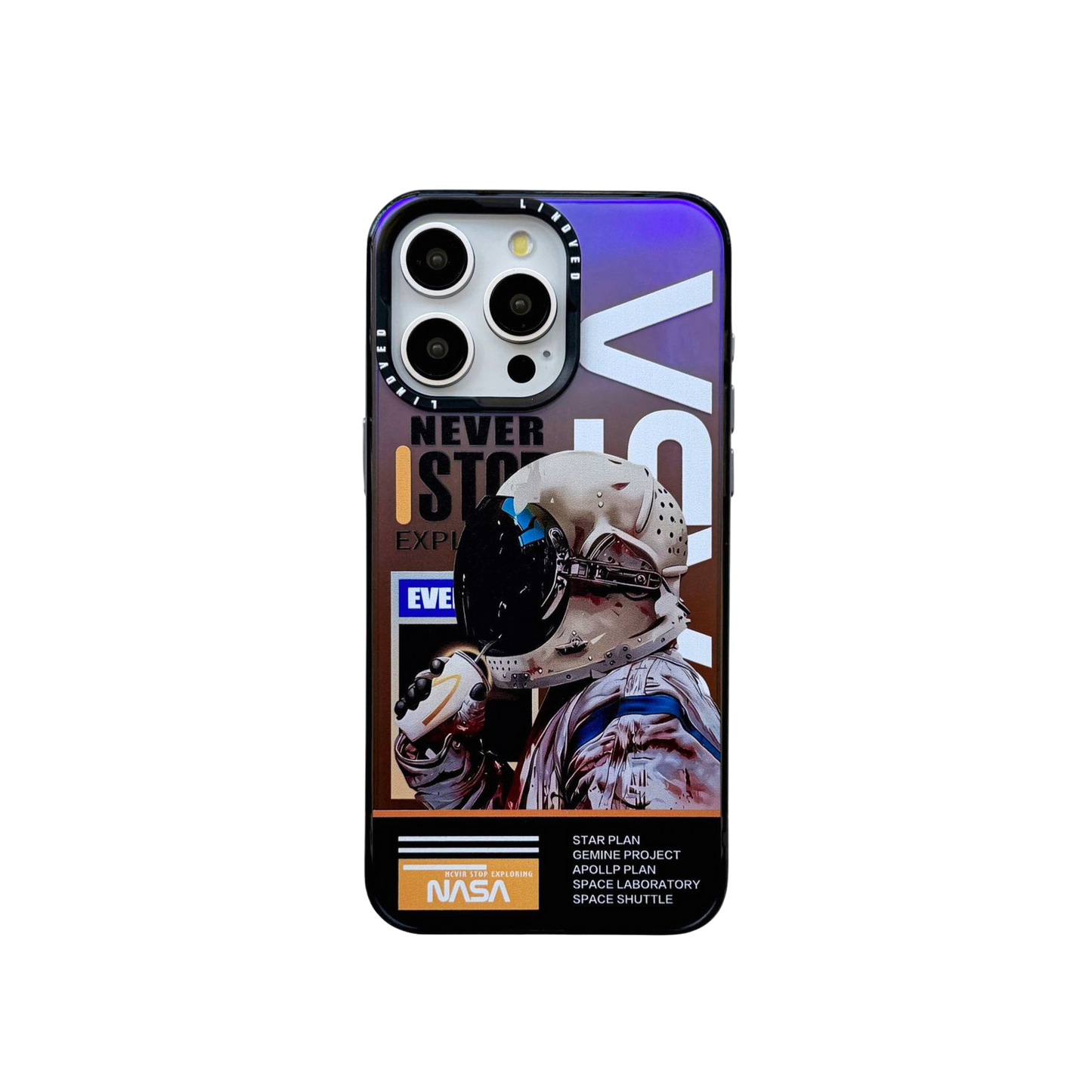 Graphic Phone Case | Astronaut Purple