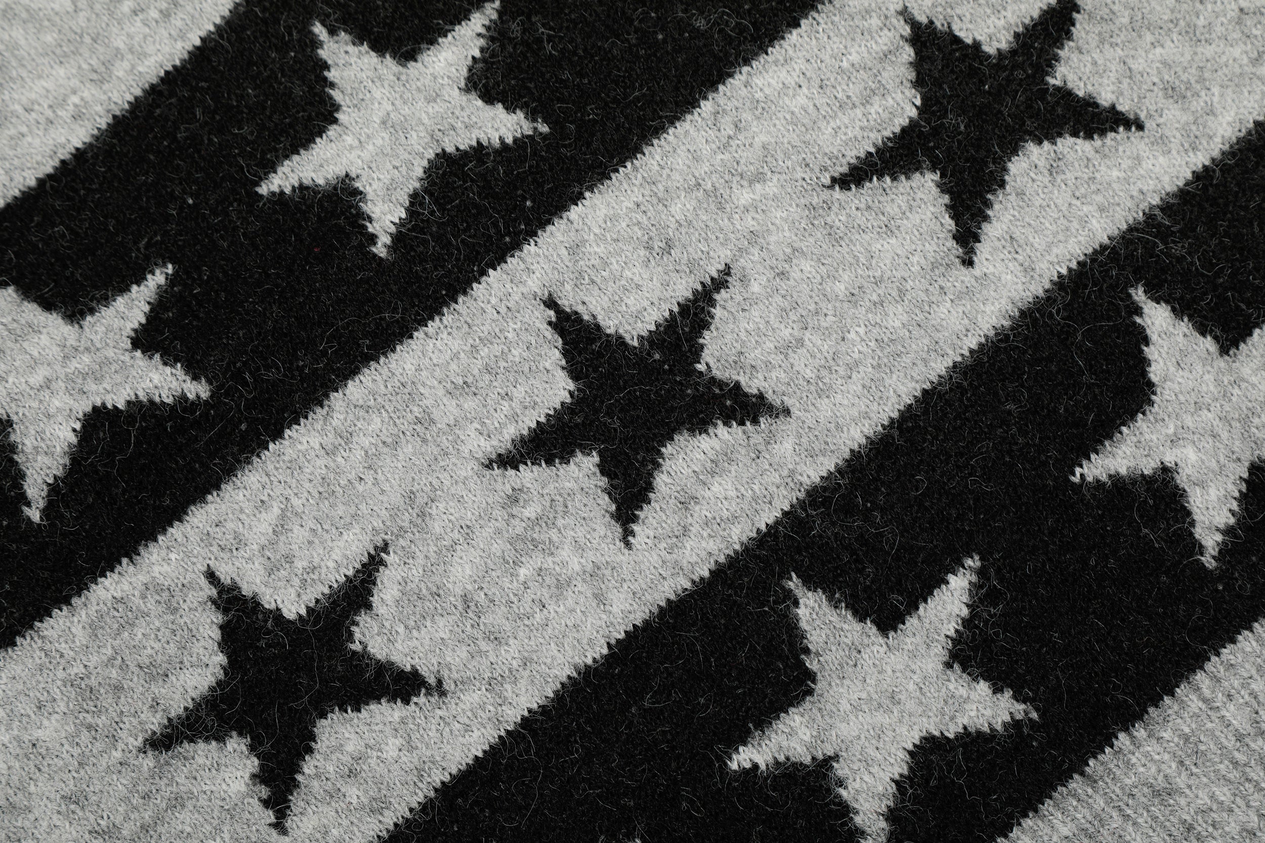 Omirad Star Stripe Knit Polo Sweater