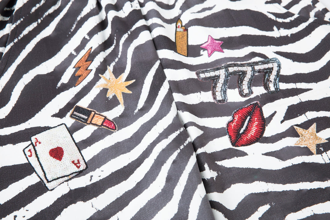 Omirad Zebra Patch Barrel Pants