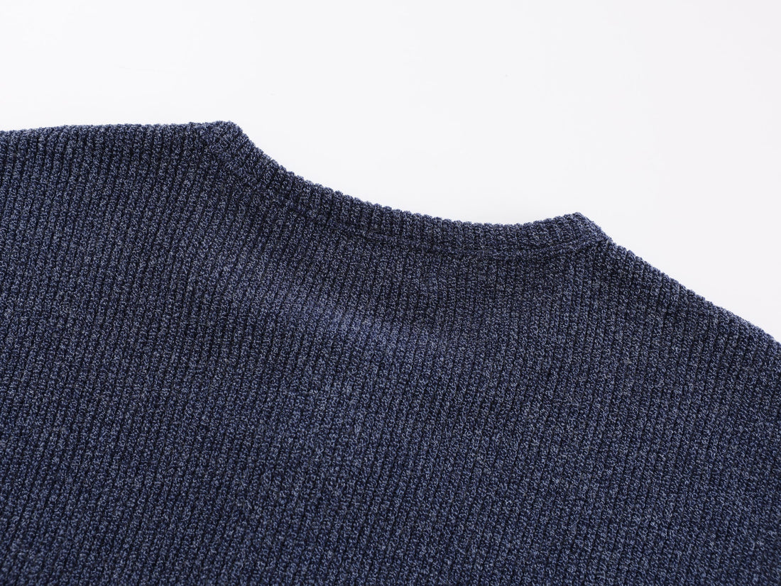 Omirad Ribbed Henley Long-Sleeve Tee