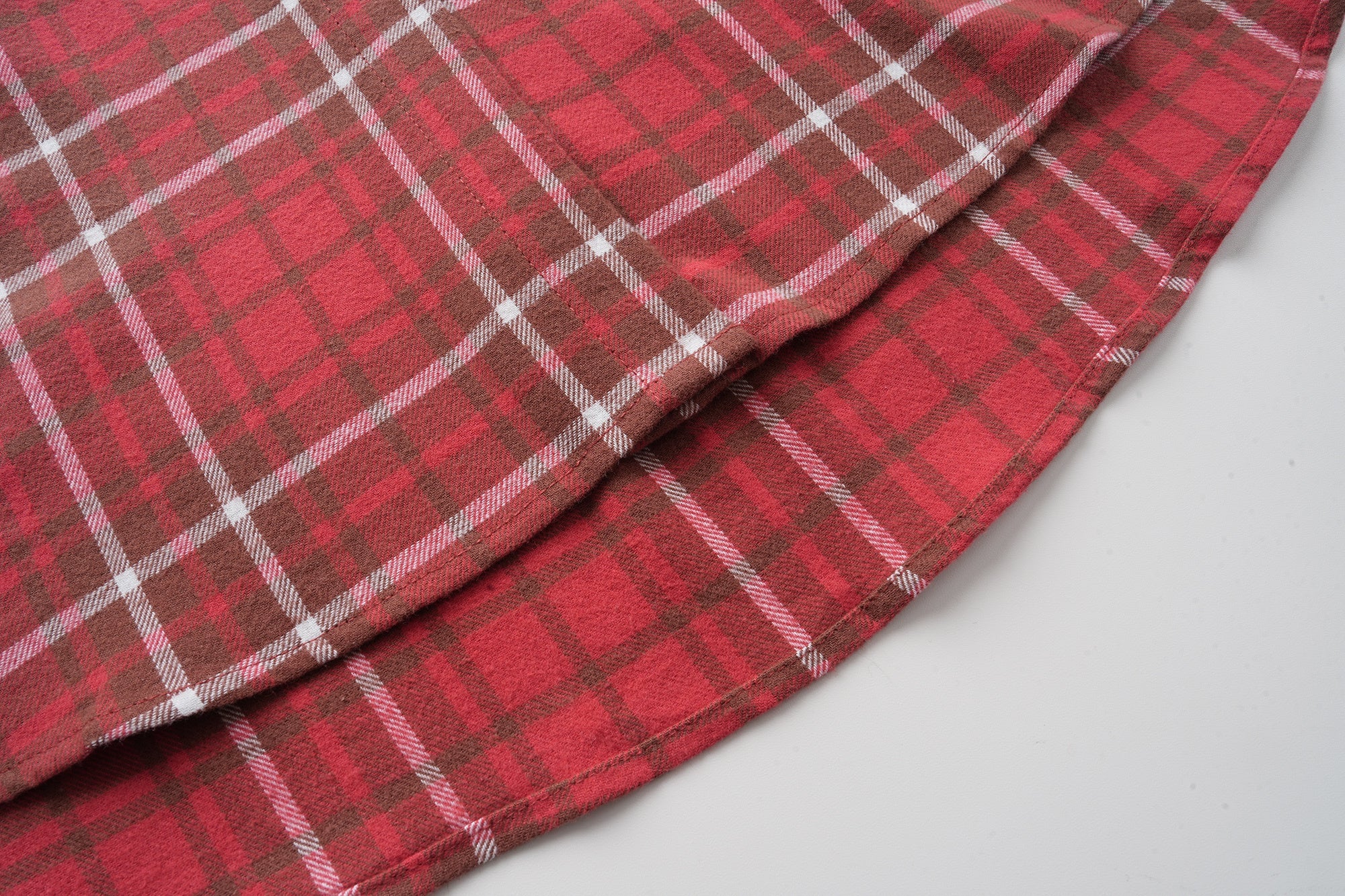 Omirad Patchwork Plaid Button-Up Shirt