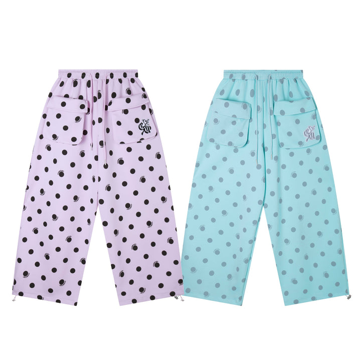 Omirad “Polka Cargo” Wide-Leg Pants