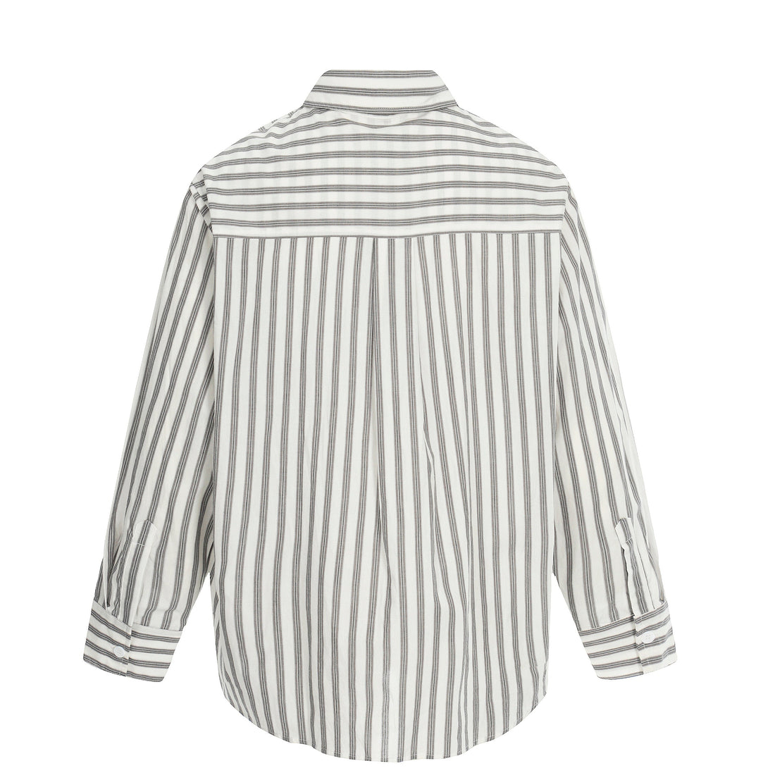 Omirad Striped Tie-Detail Button-Up Shirt