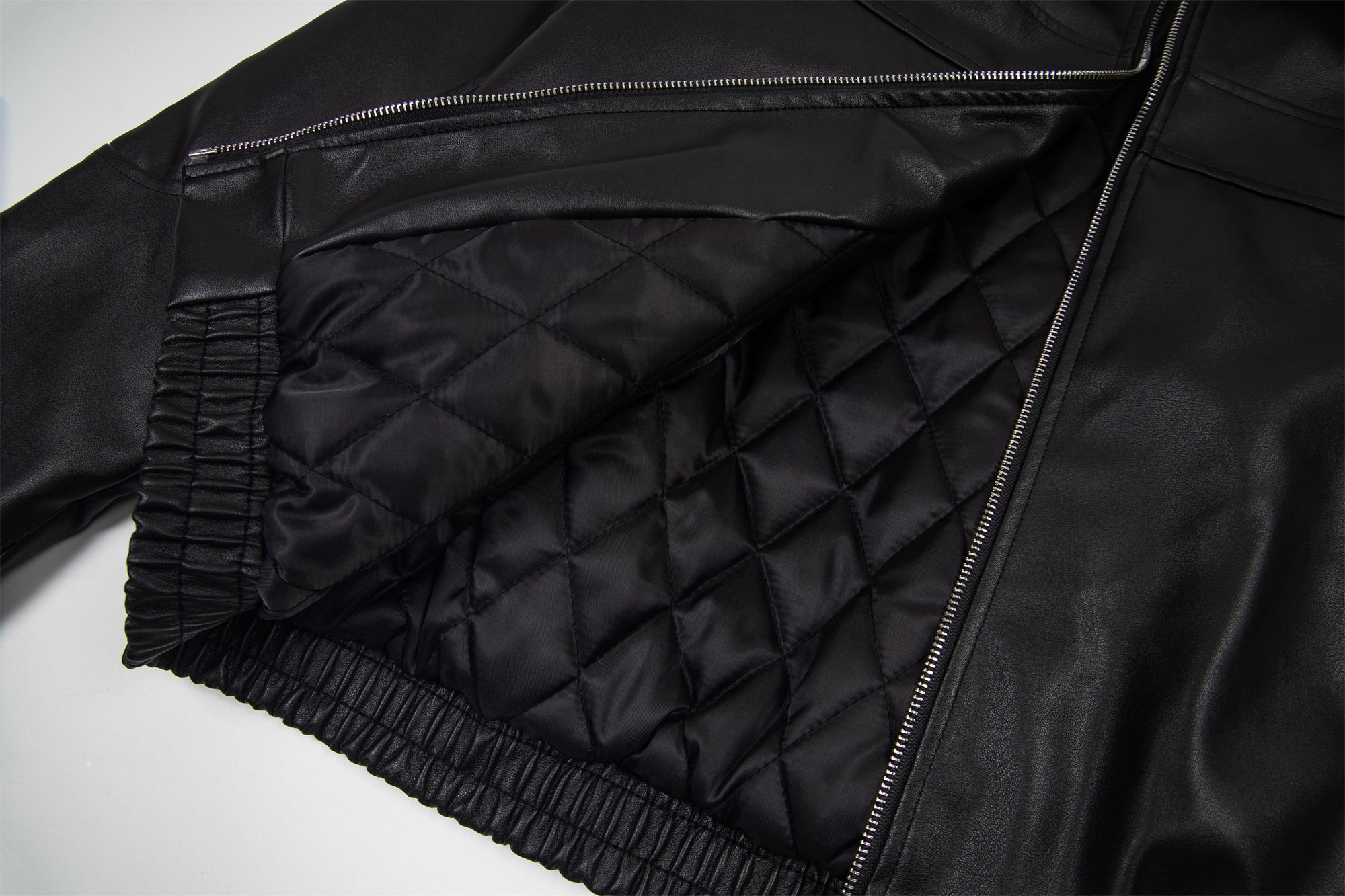 Omirad Vintage Lettering PU Jacket