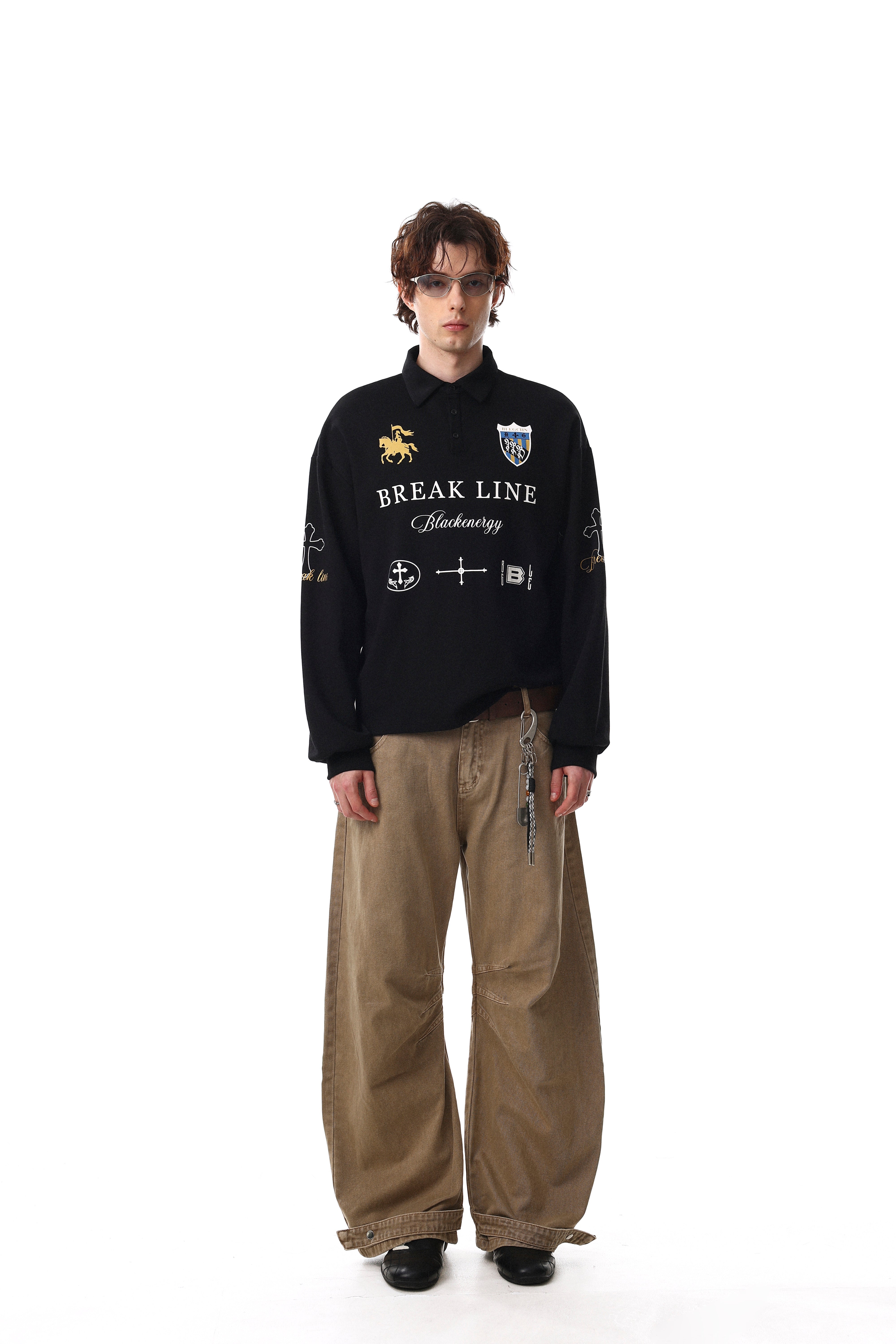 Omirad Break Line Graphic Polo