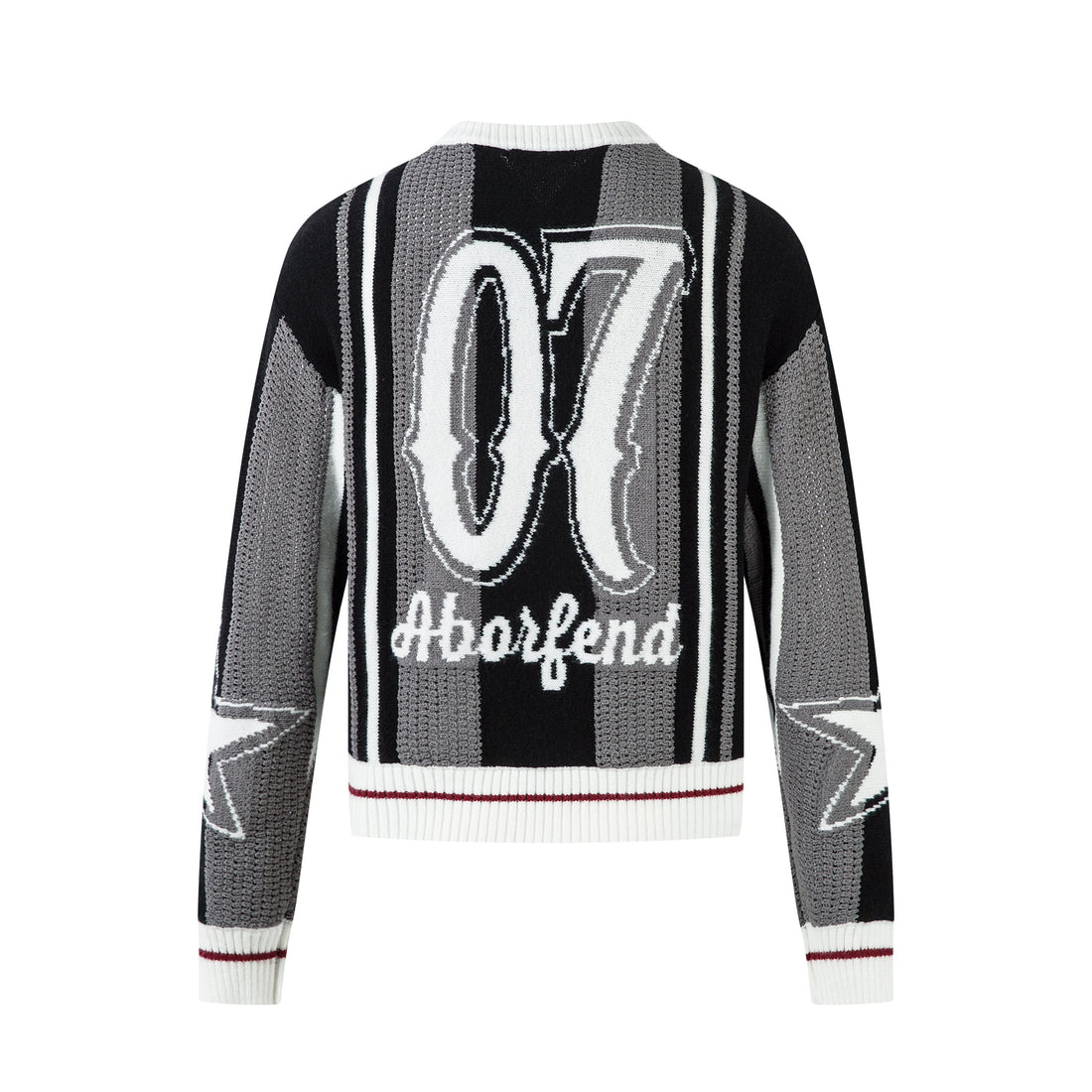 Omirad Varsity Stripe Knit Sweater