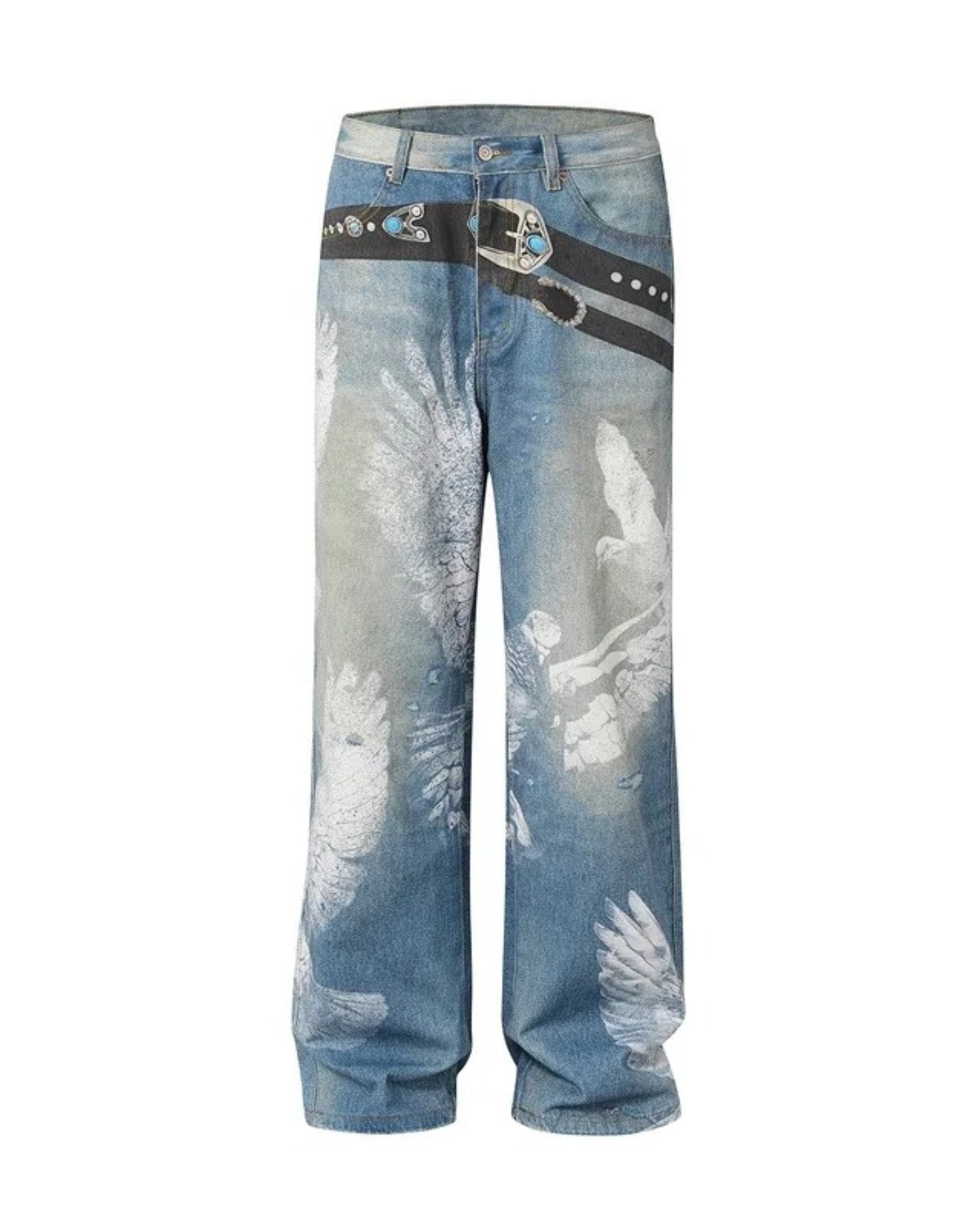 Peace Light Blue Denim