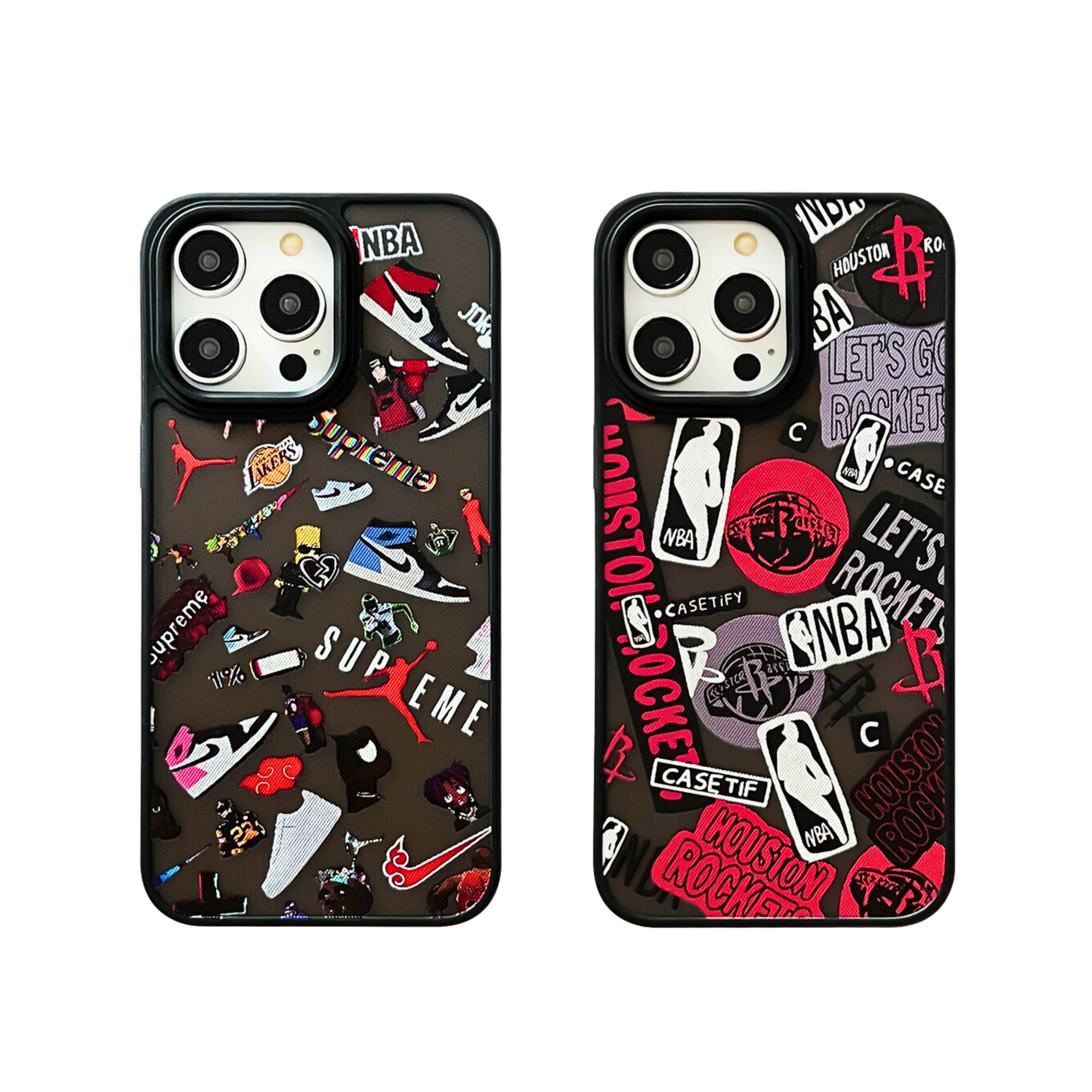 Graphic Phone Case Bundle | Sports Black & Sports Red