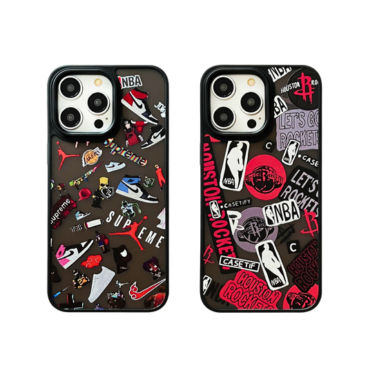 Graphic Phone Case Bundle | Sports Black & Sports Red