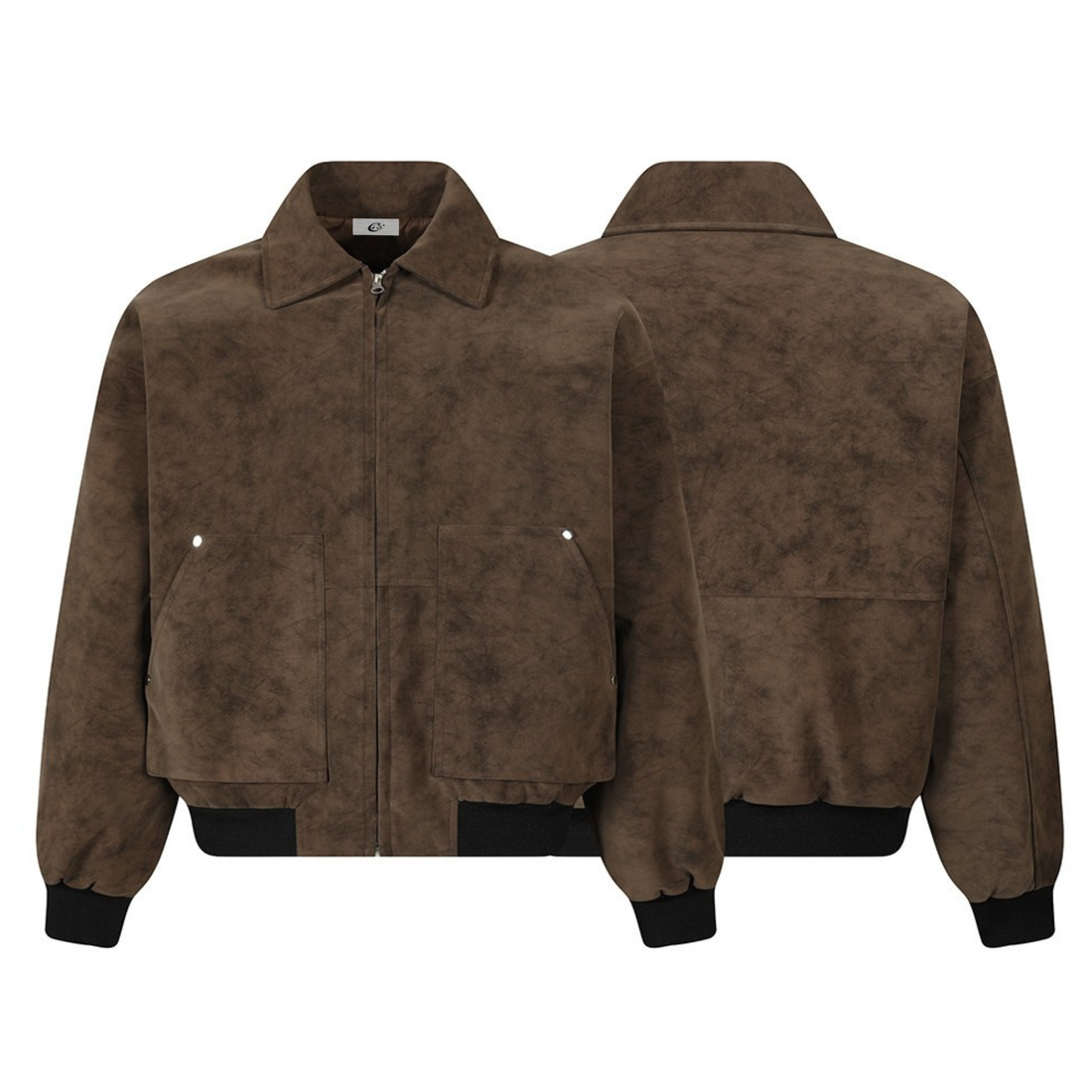 Omirad Vintage Suede Texture Jacket