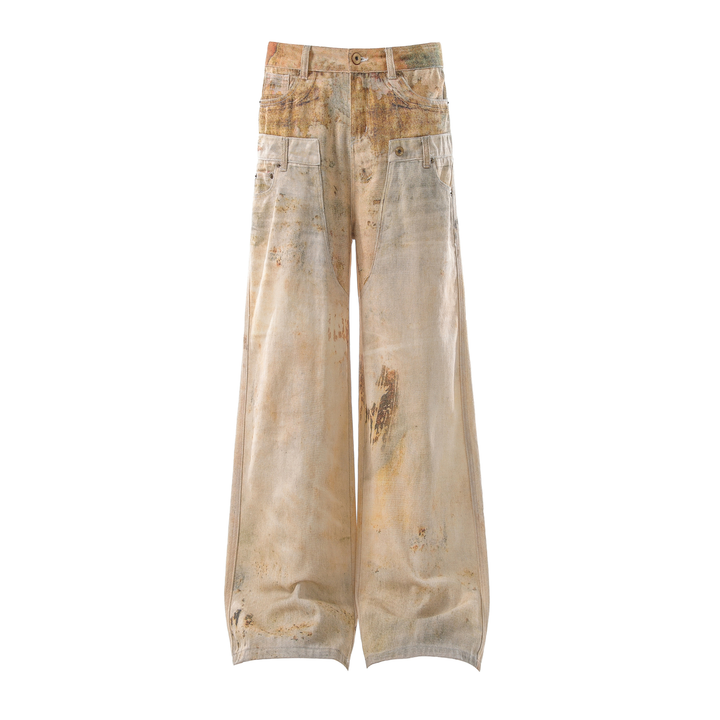 Omirad Vintage Washed Workwear Jeans